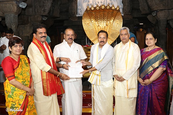 DONATION-TO-ANNAPRASADAM-TRUST