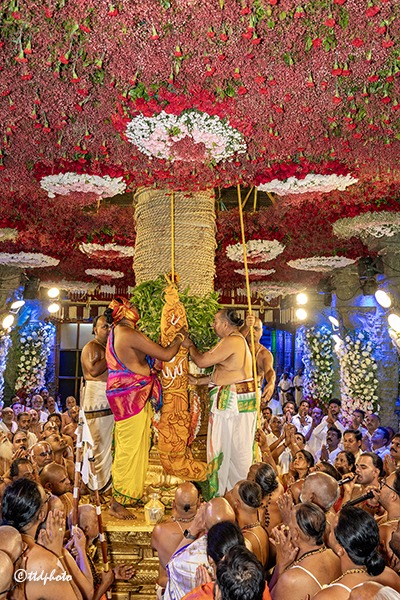 DWAJAROHANAM-IN-SRIVARI-TEMPLE